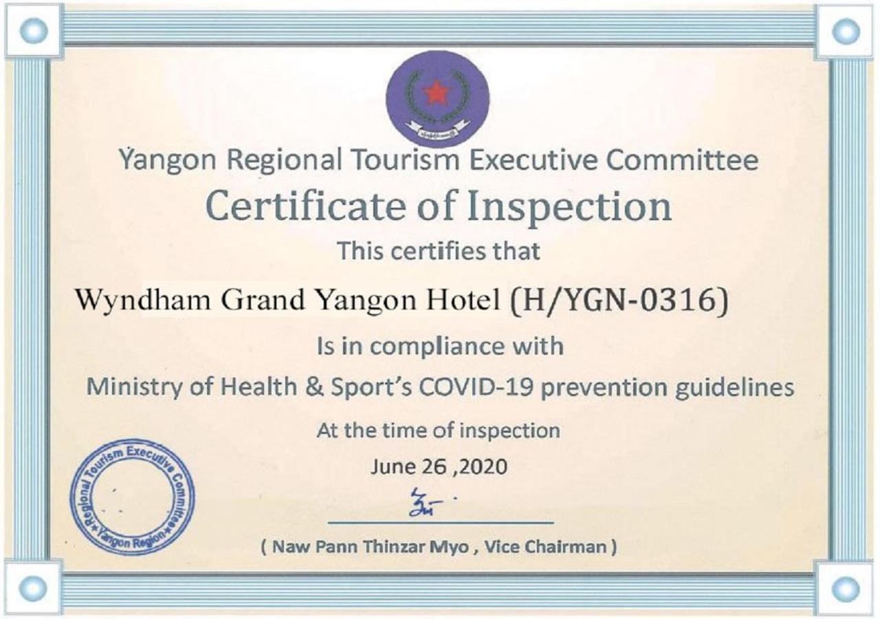 วินด์แฮม แกรนด์ ย่างกุ้ง โฮเต็ล Hotel ภายนอก รูปภาพ